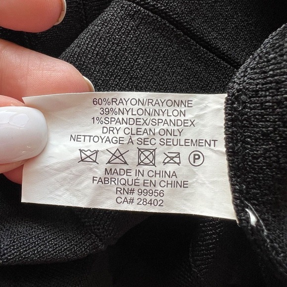 Anthropologie Shoshanna Black Pleated Cocktail Fit Flare Career Dress Medium Y22 - Picture 9 of 10